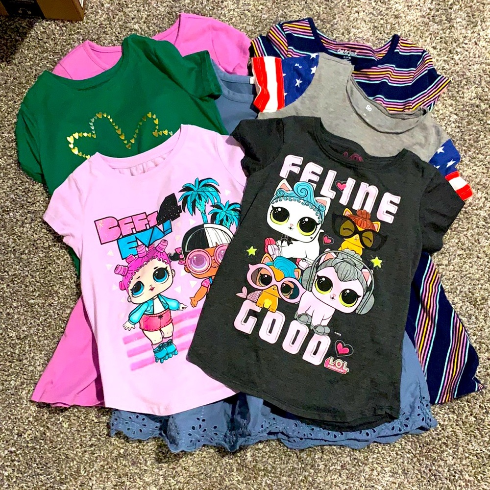Girls summer clothes M 7/8